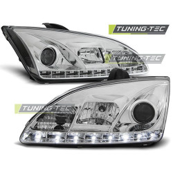 TUNING-TEC žarometi (DRL) za FORD FOCUS II 09.04-01.08 (H1), krom, V2