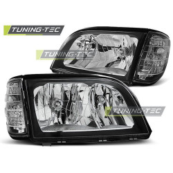TUNING-TEC žarometi za MERCEDES W140 S-KLASA 03.91-10.98 (H4), črna