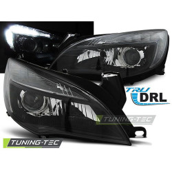 TUNING-TEC žarometi (True DRL) za OPEL ASTRA J 10-12 (H7), črna