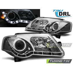 ŽAROMETI TRUE DRL KROM za VW PASSAT B6 3C 03.05-10