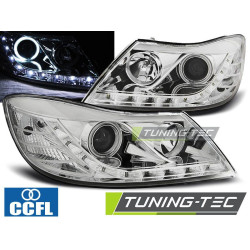 TUNING-TEC žarometi (DRL) za SKODA OCTAVIA 09-12 (H7/H1), krom, V1