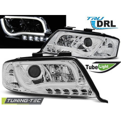 TUNING-TEC žarometi (Tube Light, DRL) za AUDI A6 05.97-05.01 (H1), krom