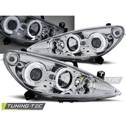 ŽAROMETI PEUGEOT 307 04.01-06.05 ANGEL EYES KROM