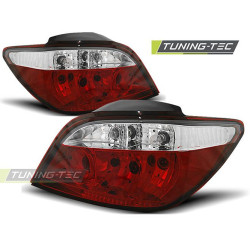 TUNING-TEC zadnje luči za PEUGEOT 307 04.01-07, rdeče-bela