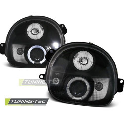 TUNING-TEC žarometi (Angel Eyes) za RENAULT TWINGO 03.93-09.98 (H1), črna