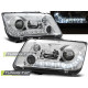 TUNING-TEC žarometi (DRL) za VW BORA 09.98-05.05 (H1), krom, V2