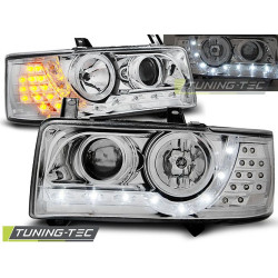 TUNING-TEC žarometi (DRL) za VW T4 90-03.03 TRANSPORTER (H1), krom, V2