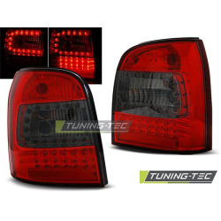 ZADNJE LED LUČI, RED SMOKE za AUDI A4 94-01 AVANT