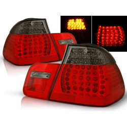 TUNING-TEC LED zadnje luči za BMW E46 09.01-03.05 SEDAN, rdeče-dimna