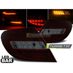 LED BAR ZADNJE LUČI, RED SMOKE za MERCEDES C-CLASS W204 SEDAN 07-10