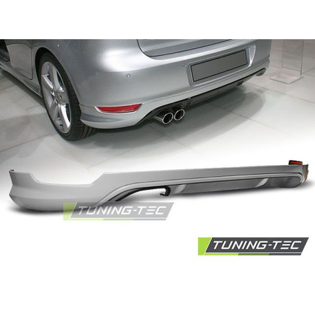 Body kit a vizuálne doplnky TUNING-TEC zadnji difuzor (Votex Style) za VW GOLF 6 | race-shop.si