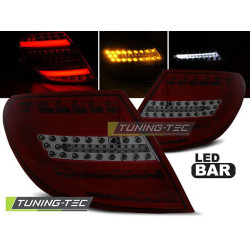 LED BAR ZADNJE LUČI, RED SMOKE za MERCEDES C-CLASS W204 SEDAN 07-10