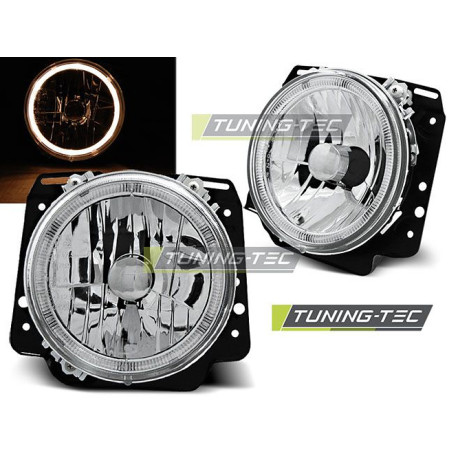 Osvetlenie TUNING-TEC žarometi (Angel Eyes) za VW GOLF II 2 08.83-08.91 (H4), krom, V2 | race-shop.si