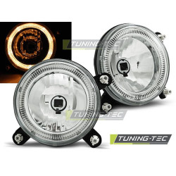 TUNING-TEC žarometi (Angel Eyes) za VW GOLF 1 / GOLF 2, krom