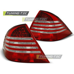 TUNING-TEC zadnje luči za MERCEDES S-KLASA W220 98-05 (LIMOUSINE, brez homologacije), rdeče-bela