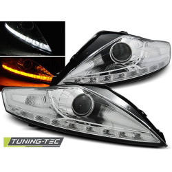TUNING-TEC žarometi (DRL, LED smernik) za FORD MONDEO 07.07-11.10 (H9), krom