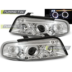TUNING-TEC žarometi (Angel Eyes) za AUDI A4 11.94-12.98 (H1), krom, V2
