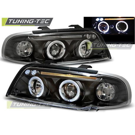 Osvetlenie TUNING-TEC žarometi (Angel Eyes) za AUDI A4 11.94-12.98 (H1), črna, V2 | race-shop.si