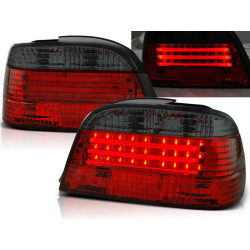 TUNING-TEC LED zadnje luči (LED Bar) za BMW E38 06.94-07.01, rdeče-dimna