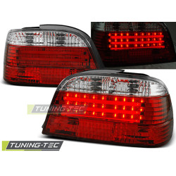 TUNING-TEC LED zadnje luči (LED Bar) za WHIE BMW E38 06.94-07.01, rdeča