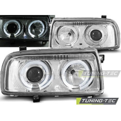 TUNING-TEC žarometi (Angel Eyes) za VW VENTO 01.92-08.98 (H1), krom