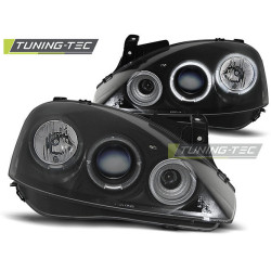 OPEL CORSA C 11.00-09.06 ANGEL EYES ČRNA