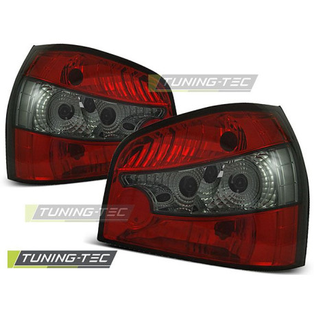 Osvetlenie ZADNJE LUČI RED SMOKE za AUDI A3 8L 08.96-08.00 | race-shop.si