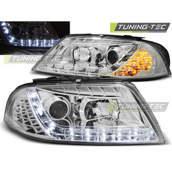 TUNING-TEC žarometi (DRL) za VW PASSAT 3BG B5 FL 09.00-03.05 (H1), krom