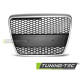 TUNING-TEC maska hladilnika (Sport) za AUDI A6 (C6) 04.04-08, srebrni krom