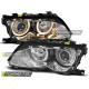 Osvetlenie TUNING-TEC žarometi (Angel Eyes) za BMW E46 09.01-03.05 S/T (LIMOUSINE, TOURING, H7), krom | race-shop.si