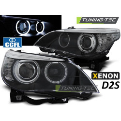 XENON ŽAROMETI D2S ANGEL EYES CCFL ČRNA za BMW E60/E61 03-04