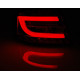 Osvetlenie TUNING-TEC LED zadnje luči za AUDI A6 C6 SEDAN 04.04-08 6PIN (LIMOUSINE), rdeče-bela | race-shop.si