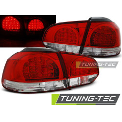 TUNING-TEC LED zadnje luči za VW GOLF 6 10.08-12 (HATCHBACK), rdeče-bela