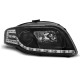 Osvetlenie TUNING-TEC žarometi (Tube Light) za AUDI A4 B7 11.04-03.08 (H7/H1), črna, V2 | race-shop.si