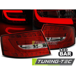 TUNING-TEC LED zadnje luči za AUDI A6 C6 SEDAN 04.04-08 7PIN (LIMOUSINE), rdeče-bela