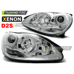 TUNING-TEC žarometi za XENON MERCEDES W220 S-KLASA 10.02-05.05 (D2S/H7), krom