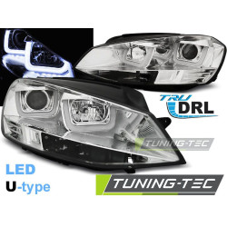 ŽAROMETI U-LED LIGHT KROM za VW GOLF 7 11.12-17