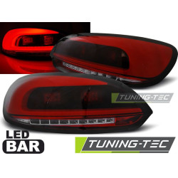 TUNING-TEC LED zadnje luči (LED Bar) za LDVWC2 VW SCIROCCO III 08-04.14, rdeče-dimna