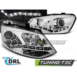 ŽAROMETI TRUE DRL KROM za VW POLO 6R 09-03.14