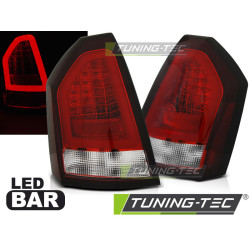 TUNING-TEC LED zadnje luči (LED Bar) za CHRYSLER 300C 05-08 (LIMOUSINE, brez homologacije), rdeče-bela