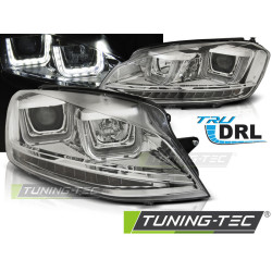 ŽAROMETI U-LED LIGHT DRL KROM za VW GOLF 7 11.12-17