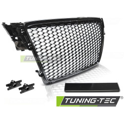 TUNING-TEC maska hladilnika (Sport) za AUDI A4 B8 08-11, sijajno črna