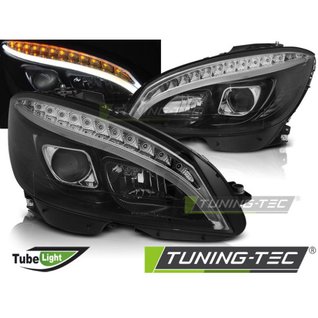 Osvetlenie TUNING-TEC žarometi (Tube Light) za MERCEDES W204 07-10 (H9), črna | race-shop.si