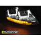 Osvetlenie TUNING-TEC LED žarometi (U-LED, DRL) za LINE VW GOLF 7 11.12-17 (H7/H1), rdeče-črna | race-shop.si