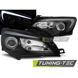 TUNING-TEC žarometi (Tube Light) za OPEL ASTRA J 10-15 (H9), črna