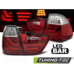 TUNING-TEC LED zadnje luči (LED Bar) za WHIE BMW E91 09-11, rdeča