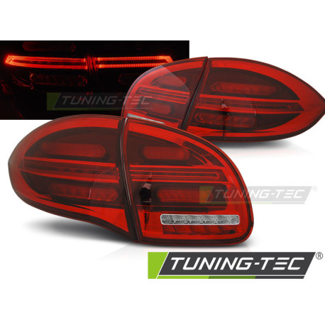 Osvetlenie TUNING-TEC LED zadnje luči za PORSCHE CAYENNE 10-15, rdeče-bela | race-shop.si