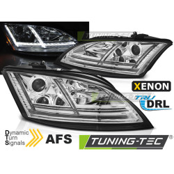 XENON ŽAROMETI LED DRL KROM SEQ za AUDI TT 06-10 8J z AFS