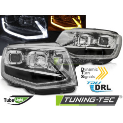 ŽAROMETI TUBE LIGHT KROM DRL SEQ za VW T6 15-19