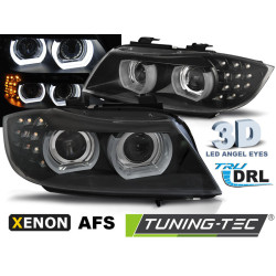 XENON ŽAROMETI LED DRL ČRNA AFS za BMW E90/E91 09-11